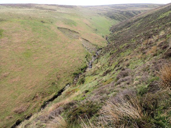 Crammag River from high on the valley side